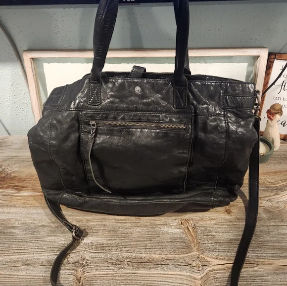 Black FRYE tote bag - Picture 1 of 3